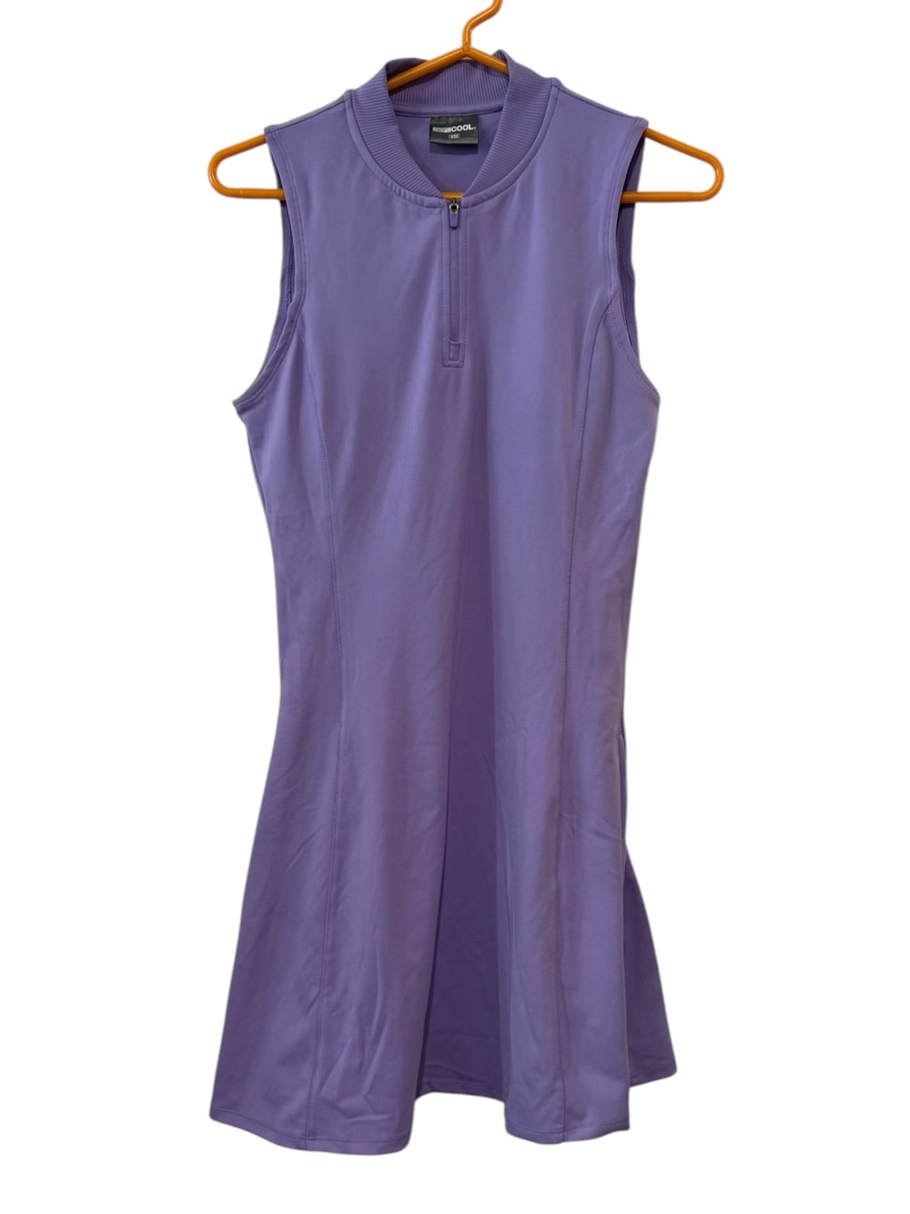 NWT 32 Degrees Cool Sand Verbena Purple 1/4 Zip Active Bra Dress Small